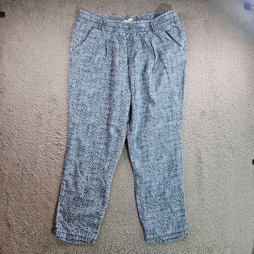 Westbound Pull On Pants Women XL‎ (36x28) Tie Dye Blue